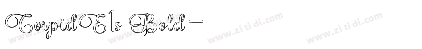 CorpidE1s Bold字体转换